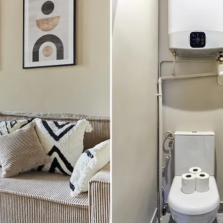 Bright Air-conditioned In The Marais Apartment