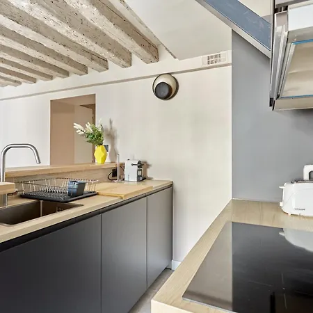 Apartment Bright Air-conditioned In The Marais